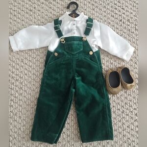 American Girl Holiday Bibs Outfit